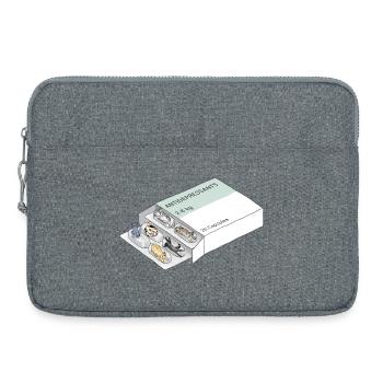 Antidepressants Cats - Anti Depressionen Pillen - Laptoptasche 15" - Grau meliert - Vorne