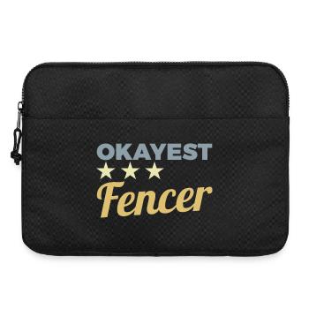 Durchschnittlicher Fechter - Laptoptasche 15" - Schwarz - Vorne