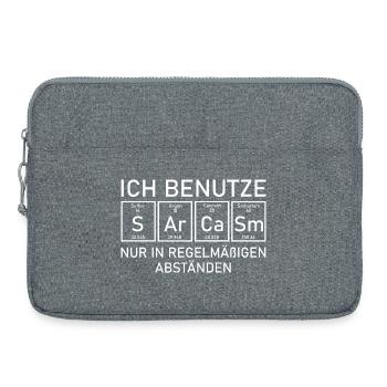 Chimie Chimiste Professeur de chimie Drôle de science - Sacoche pour ordinateur portable 15 pouces - gris chiné - Devant