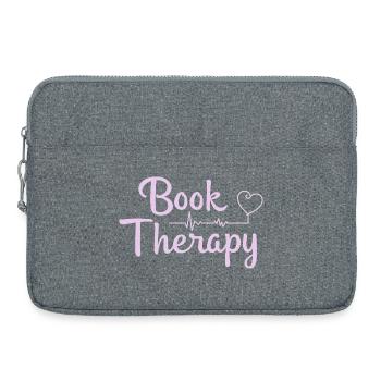 Thérapie par les livres Lecture de livres Dire - Sacoche pour ordinateur portable 15 pouces - gris chiné - Devant