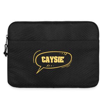 Caysie comme prénom - Sacoche pour ordinateur portable 15 pouces - noir - Devant