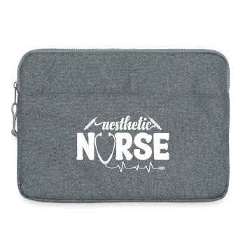 Ästhetische Krankenschwester Med Spa Dermatologie Botox - Laptoptasche 15" - Grau meliert - Vorne