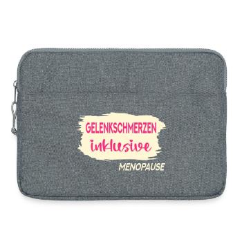 GELENKSCHMERZEN WECHSELJAHRE MENOPAUSE - Laptoptasche 15" - Grau meliert - Vorne