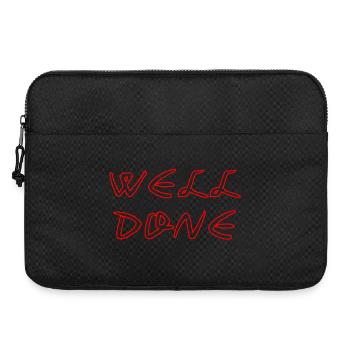 WELL_DONE - Laptoptasche 15" - Schwarz - Vorne