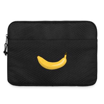 Banana smile - Laptop bag 15" - black - Front