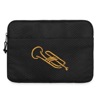 trompette - Sacoche pour ordinateur portable 15 pouces - noir - Devant