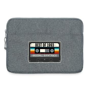 Best of 1993 Cassette Tape - Laptop bag 15" - heather grey - Front