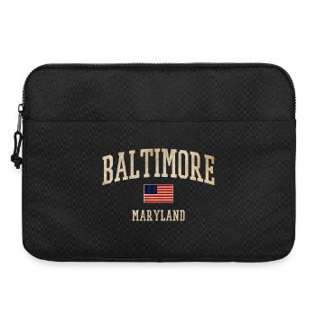 Baltimore Vintage Flag Style - Laptop bag 15" - black - Front