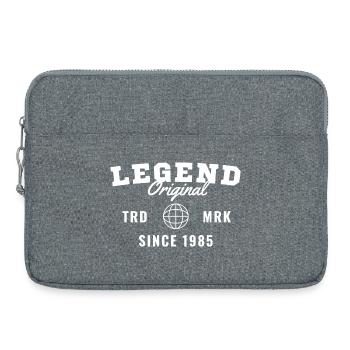 Birth Year Legend Since 1985 - Laptop bag 15" - heather grey - Front