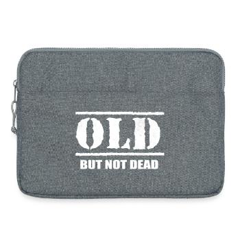 Alt, aber nicht tot - Laptoptasche 15" - Grau meliert - Vorne