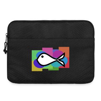 FISCH. SARDINE. APRILSCHERZ. MEER. OZEAN - Laptoptasche 15" - Schwarz - Vorne