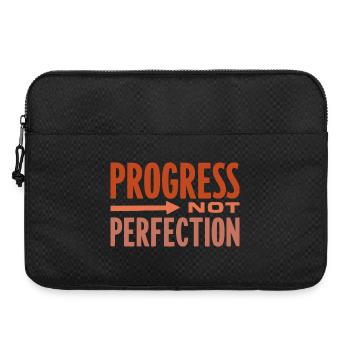 Progress Not Perfection Progress Counts - Laptop bag 15" - black - Front