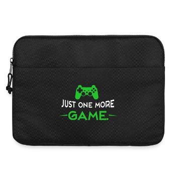 Just_one_more_game_-_jouer_ - Sacoche pour ordinateur portable 15 pouces - noir - Devant