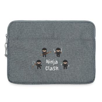 Ninja Fight Sport Training - Sacoche pour ordinateur portable 15 pouces - gris chiné - Devant