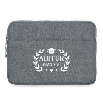 Abi 2026 - Abitur MMXXVI Latein - Laptoptasche 15" - Grau meliert - Vorne