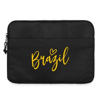 Les femmes du cœur du Brésil aiment le Brésil - Sacoche pour ordinateur portable 15 pouces - noir - Devant