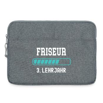 Hairdresser training 3rd year of apprenticeship 3rd year of training - Laptop bag 15" - heather grey - Front