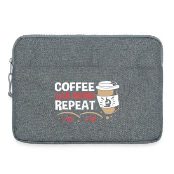Laboratory Biology Chemistry Microscope Laboratory - Laptop bag 15" - heather grey - Front