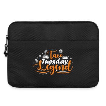 taco tuesday legend - Laptop bag 15" - black - Front