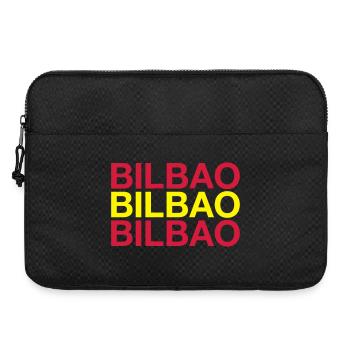 BILBAO Spain Espana Spanien Spanish Flag - Laptop bag 15" - black - Front