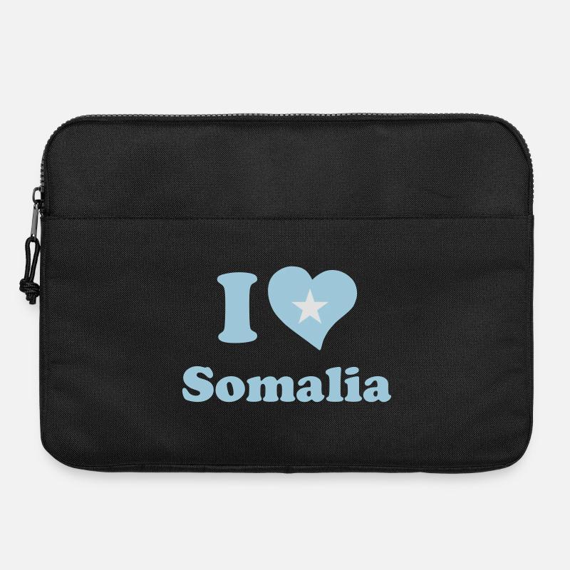 I love Somalia - Ich liebe Somalia - Laptoptasche 15" - Schwarz