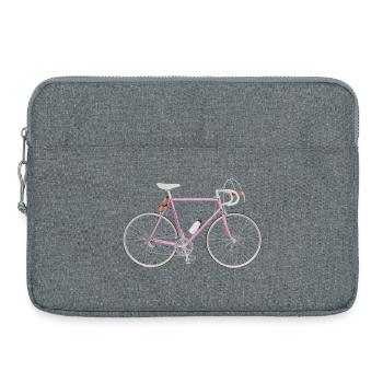 Colnago Rennrad, 1980er Jahre - Laptoptasche 15" - Grau meliert - Vorne