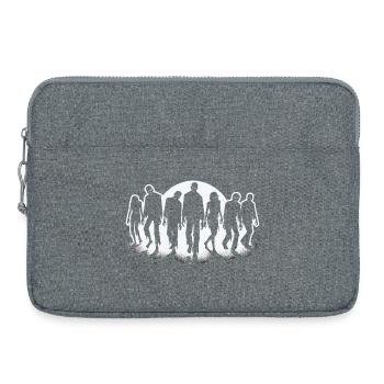 Zombies - Laptop bag 15" - heather grey - Front
