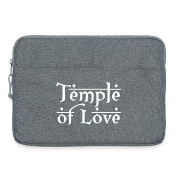 TEMPLE DE L’AMOUR - Sacoche pour ordinateur portable 15 pouces - gris chiné - Devant