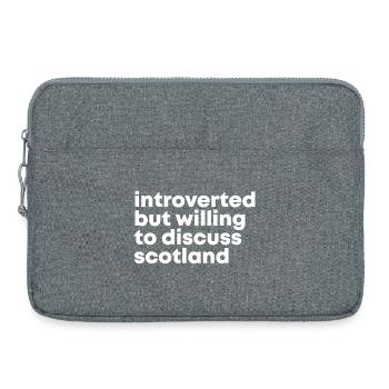 Écosse - Sacoche pour ordinateur portable 15 pouces - gris chiné - Devant