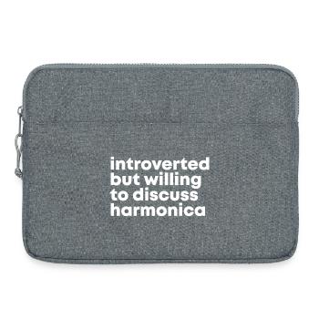 Harmonica - Laptop bag 15" - heather grey - Front