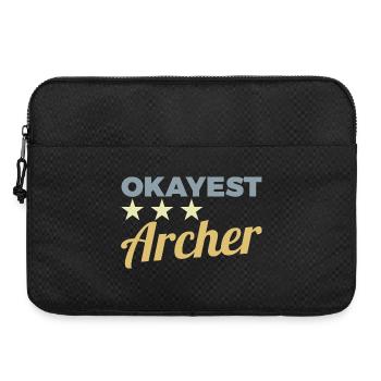 Durchschnittlicher Bogenschütze - Laptoptasche 15" - Schwarz - Vorne