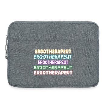 Ergothérapeute en tant que métier - Sacoche pour ordinateur portable 15 pouces - gris chiné - Devant