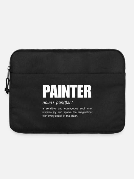 Maler-Definition eines lustigen Substantivs - Laptoptasche 15" - Schwarz