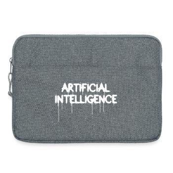 Artificial Intelligence Graffiti AI - Laptop bag 15" - heather grey - Front
