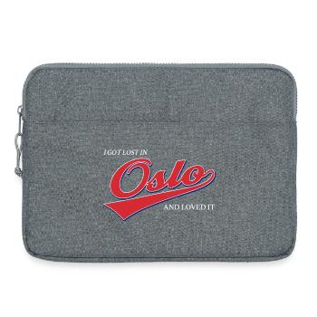 Je me suis perdu à Oslo et j’ai adoré - Nordic Travel - Sacoche pour ordinateur portable 15 pouces - gris chiné - Devant