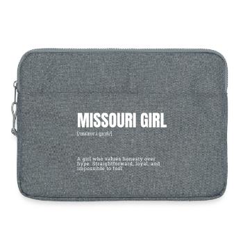 Philosophie des filles du Missouri - Sacoche pour ordinateur portable 15 pouces - gris chiné - Devant