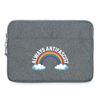 Always Antifascist - Antifa Tee - Laptop bag 15" - heather grey - Front