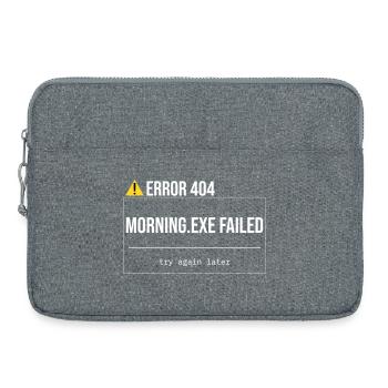 Error 404 - Morning.exe wurde nicht geladen - Laptoptasche 15" - Grau meliert - Vorne