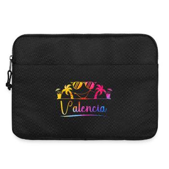 Valencia Strandfarben - Laptoptasche 15" - Schwarz - Vorne
