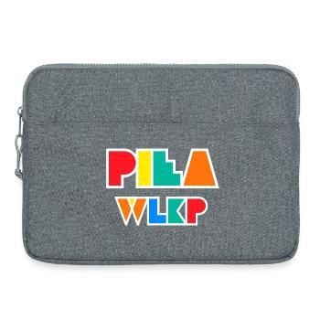 Saw Wlkp. Logo géométrique - Sacoche pour ordinateur portable 15 pouces - gris chiné - Devant