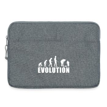 EVOLUTION PUKE gift - Laptop bag 15" - heather grey - Front
