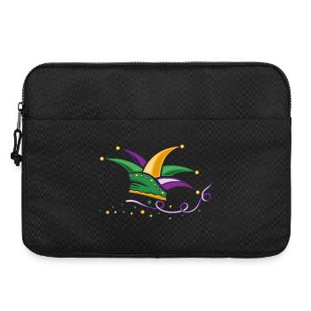 Narrenkappe Mardi Gras New Orleans Karneval - Laptoptasche 15" - Schwarz - Vorne