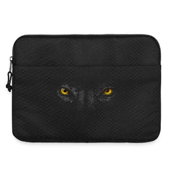 Wolf eyes - Laptop bag 15" - black - Front