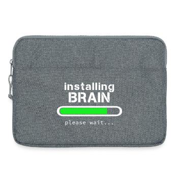 Installation von Brain - Laptoptasche 15" - Grau meliert - Vorne