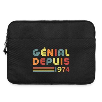 Awesome Since 1974 - Laptop bag 15" - black - Front