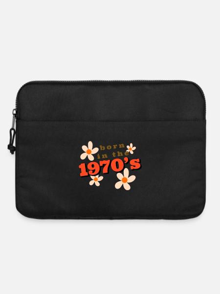 born in the 1970 - Laptoptasche 15" - Schwarz