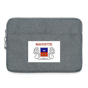 Mayotte - Laptop bag 15" - heather grey - Front