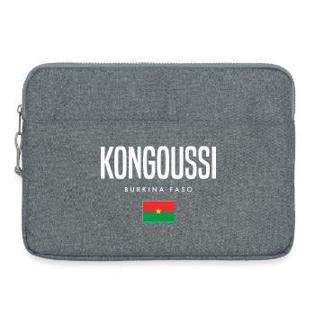 Kongoussi Burkina Faso - Laptop bag 15" - heather grey - Front