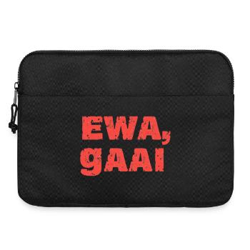 Ewa, Eichelhäher. Antwerpener Sprichwörter - Laptoptasche 15" - Schwarz - Vorne