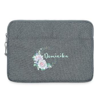 Für Dominika - Laptoptasche 15" - Grau meliert - Vorne